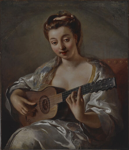 Jean-François de Troy, ‘The Guitar Player (Femme à la guitare)’, First half of 18th century