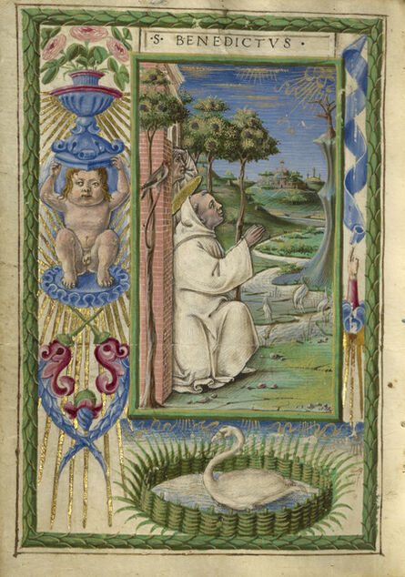 Taddeo Crivelli, ‘Saint Benedict in Prayer’, 1469