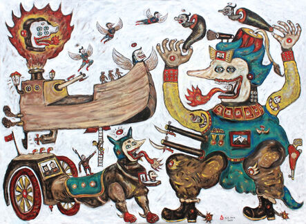 Heri Dono, ‘The Journey of the ship’s Odyssey’, 2018