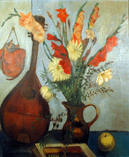 Isaac Soyer, ‘Mandolin & Vase’, 1902-1981