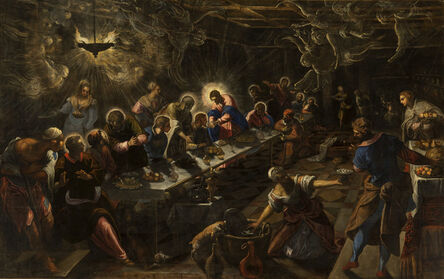 Jacopo Tintoretto, ‘Last Supper’, 1590-1592