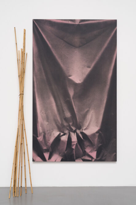 Ulla von Brandenburg, ‘Folds and Bamboo’, 2015
