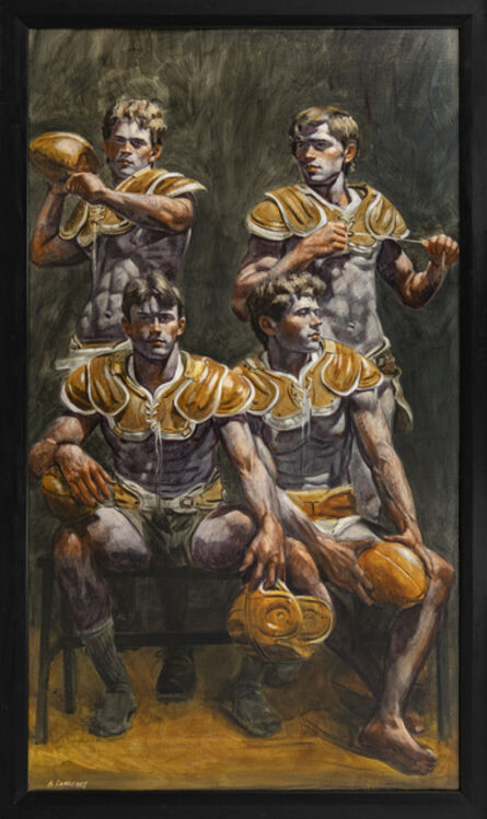 Mark Beard, ‘[Bruce Sargeant (1898-1938)] Four Members of the Winning Team’, n.d.