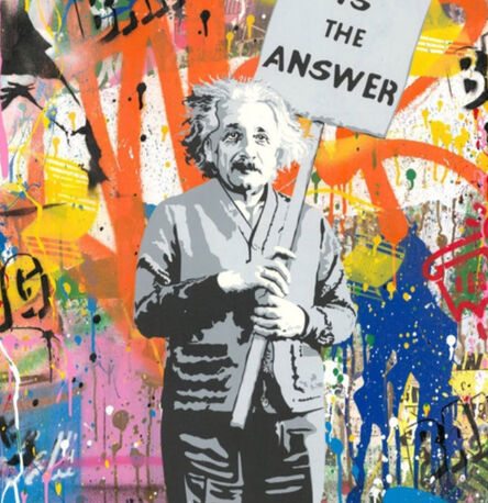 Mr. Brainwash, ‘Albert Einstein’, 2019