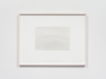 Spencer Finch, ‘Fog (Lake Wononscopomac)’, 2016