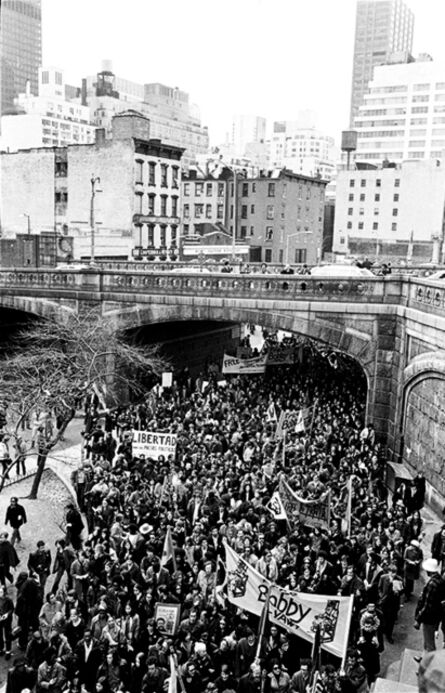 Hervé GLOAGUEN, ‘Demonstration for Bobby SEALE, a Black Panter member, NY 1970’, 1970