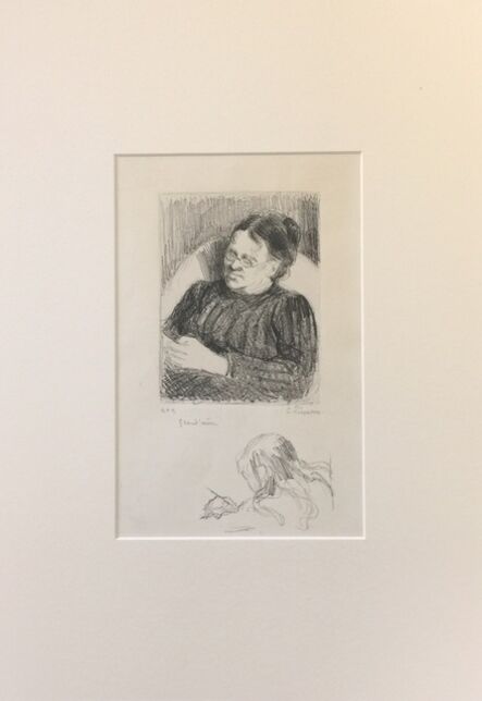 Camille Pissarro, ‘Grand'mère - Portrait de la femme de l'artiste’, 1895