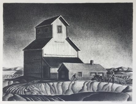 Dale Nichols, ‘Grain Elevator’, 1945