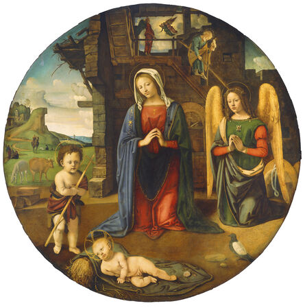 Piero di Cosimo, ‘The Nativity with the Infant Saint John’, ca. 1500