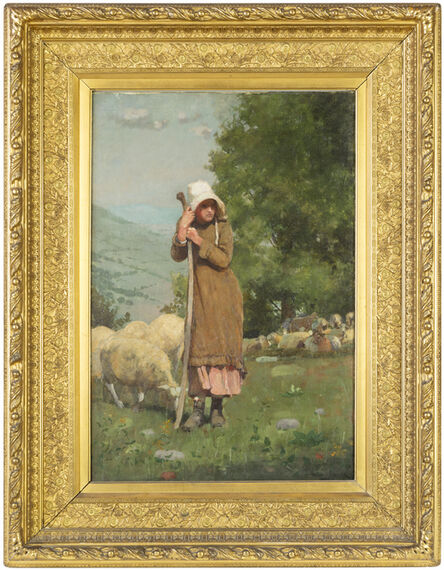 Winslow Homer, ‘The Shepherdess’, 1879