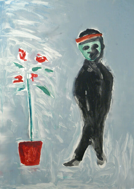 N. Scott Momaday, ‘Death As a Child With Rose Tree’, ca. 2006