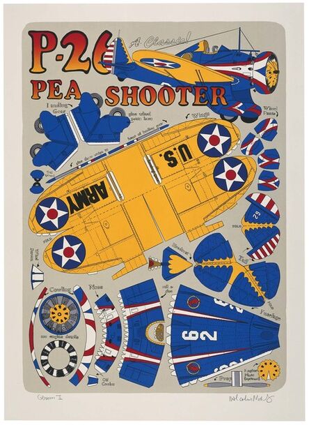 Malcolm Morley, ‘P-26 Pea Shooter’, 2001
