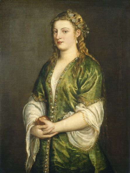 Titian, ‘Portrait of a Lady’, ca. 1555