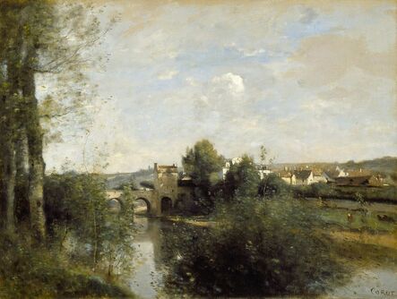 Jean-Baptiste-Camille Corot, ‘Seine and Old Bridge at Limay’, 1872