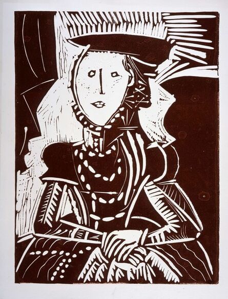 Pablo Picasso, ‘Portrait de jeune Fille, d'après Cranach le Jeune. I’, 1958