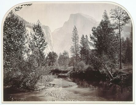 Carleton E. Watkins, ‘Taysayac, Half Dome, 4967 Ft., Yosemite’, 1861
