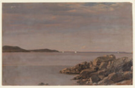 Frederic Edwin Church, ‘Mt. Desert Island, Maine Coast’, 1850
