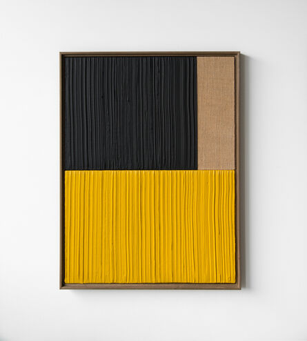 Johnny Abrahams, ‘Untitled (Yellow & Black 2)’, 2020