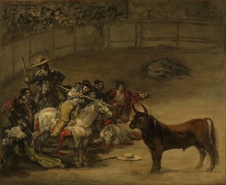 Francisco de Goya, ‘Bullfight, Suerte de Varas’, 1824
