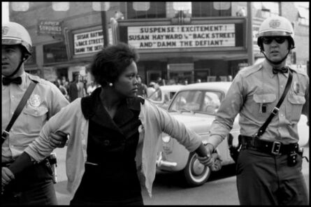 Bruce Davidson, ‘Arrest of a demonstrator. "Damn the Defiant!". Birmingham, Alabama. USA.’, 1963
