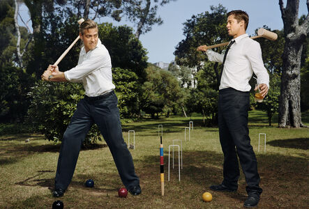 Martin Schoeller, ‘George Clooney and Brad Pitt’, 2007