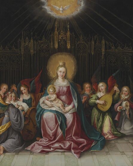 Cornelis de Baellieur I, ‘The Virgin and Child Enthroned’