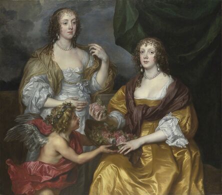 Anthony van Dyck, ‘Lady Elizabeth Thimbelby and Dorothy, Viscountess Andover’, about 1637