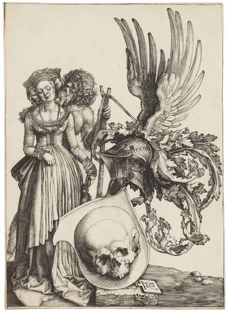 Albrecht Dürer, ‘Coat of Arms with a Skull (B. 101; M., Holl. 98; S.M.S. 37)’, 1503
