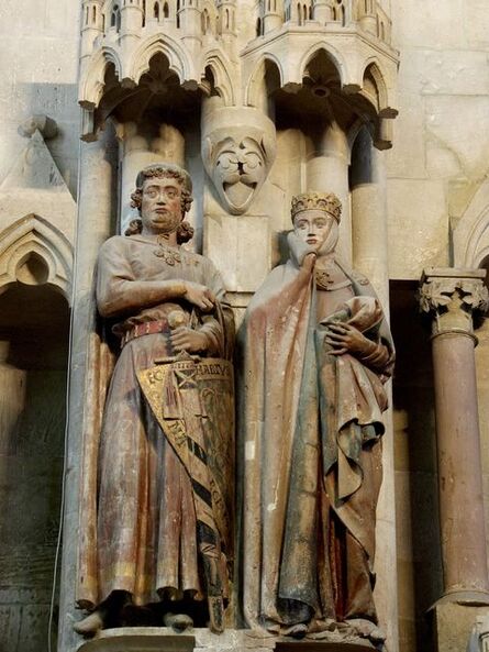 ‘Ekkehard and Uta, west chapel, Naumburg Cathedral’, ca. 1245-60