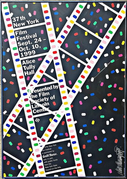 Ivan Chermayeff, ‘Lincoln Center Film Festival Poster (Hand Signed)’, 1999