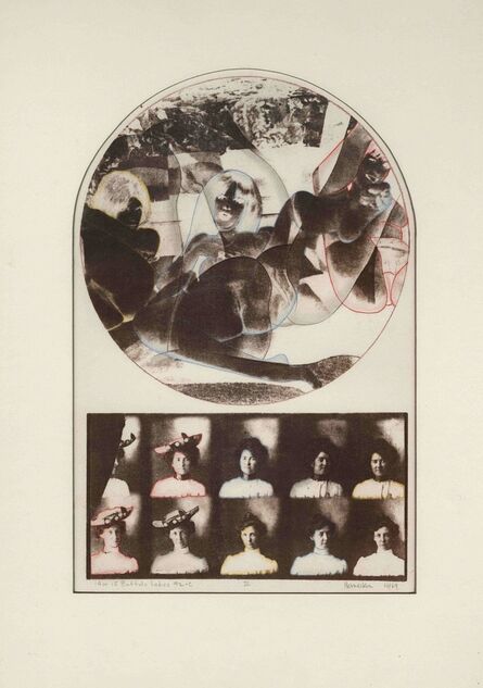 Robert Heinecken, ‘14 or 15 Buffalo Ladies #2C’, 1969