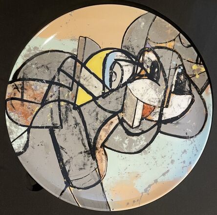George Condo, ‘George Condo "Machine Bugs" Plate Coalition for the Homeless Fine Bone China Contemporary Art ’, 2020