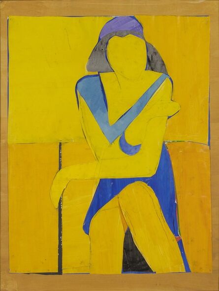 Richard Diebenkorn, ‘Untitled (Yellow Collage)’, 1966