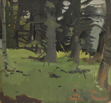 Fairfield Porter, ‘Spruce and Birch’, 1964