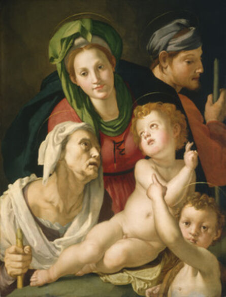 Agnolo Bronzino, ‘The Holy Family’, 1527-1528