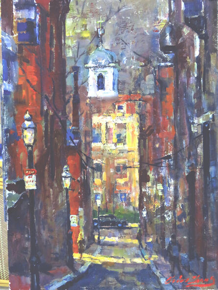 Christopher Zhang, ‘Beacon Hill, Old Boston’, 2019