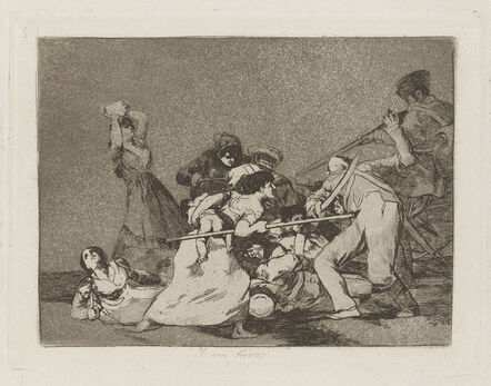 Francisco de Goya, ‘Y son fieras [And they are like wild beasts], plate 5’, 1811-1812
