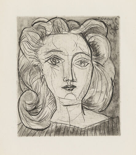 Pablo Picasso, ‘Tête de Femme (Françoise)’, January 9-1945