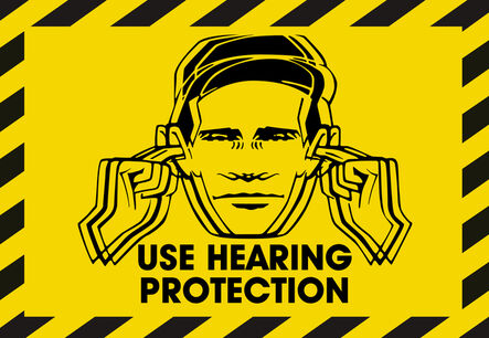 Peter Saville, ‘Use Hearing Protection’, 2019