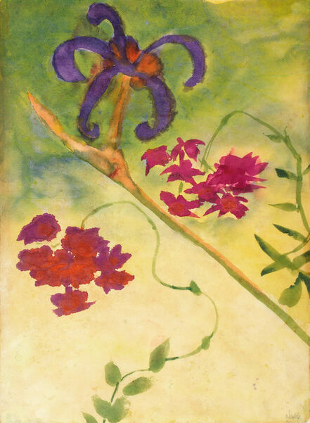 Emil Nolde, ‘Exotic Flower arrangement’, 1923