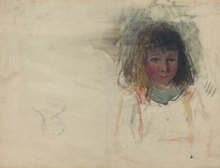 Camille Pissarro, ‘The Artist's Son Georges [verso]’, ca. 1880