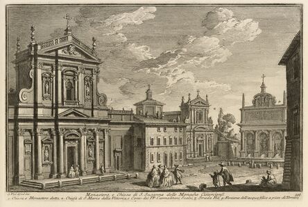 Giuseppe Vasi, ‘Monastero e chiesa di S. Susanna delle monache cisterciensi’, 1747-1801