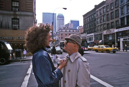 Harry Benson, ‘Marisa Berenson and Swifty Lazar, New York’, 1982
