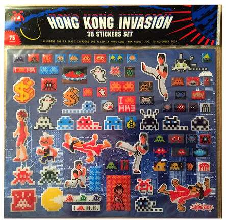 Invader, ‘"Hong Kong Invasion, Set of  75- 3D Puffy Stickers, Limited Edition of 1000.’, 2014
