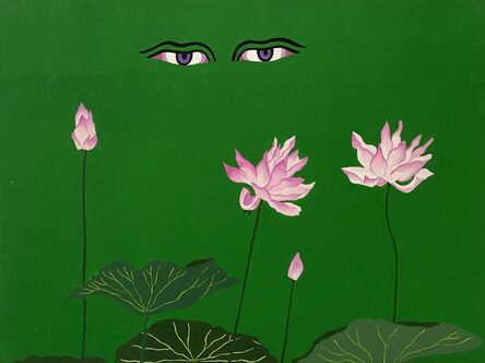Anna Paparatti, ‘Fiori di Loto e Occhi del Buddha’, 1994