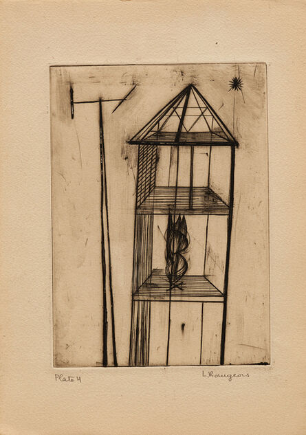 Louise Bourgeois, ‘He Disappeared into Complete Silence, Plate 4’, 1947