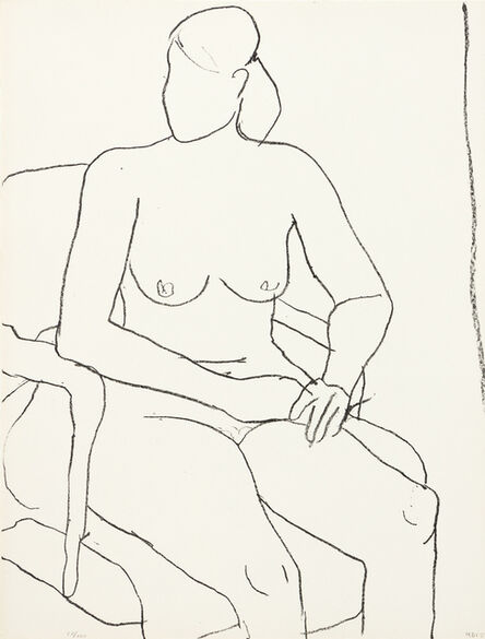 Richard Diebenkorn, ‘Seated Nude’, 1965