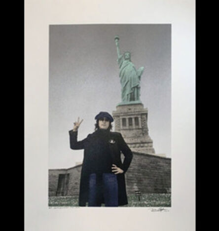 Bob Gruen, ‘John Lennon, Statue of Liberty, New York City’, 2021