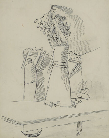 Stanley Spencer, ‘Hanging Holly’, 1926