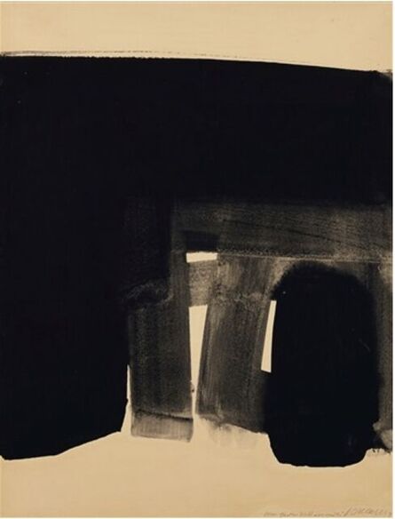 Pierre Soulages, ‘Gouache sur papier 76 x 57.5 cm, 1977’, 1977